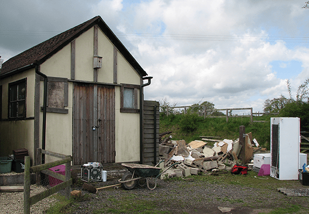 Nick Mann's self build plot includes an old cottage and outbuildings