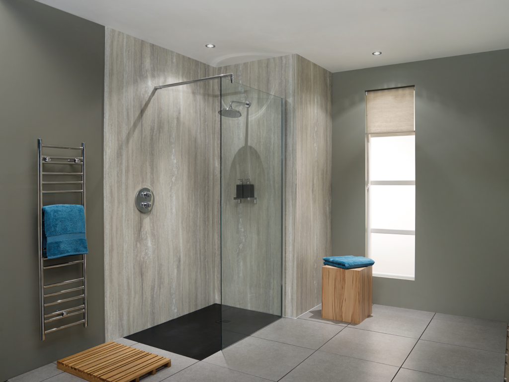 Wetroom from the Nuance range by Bushboard