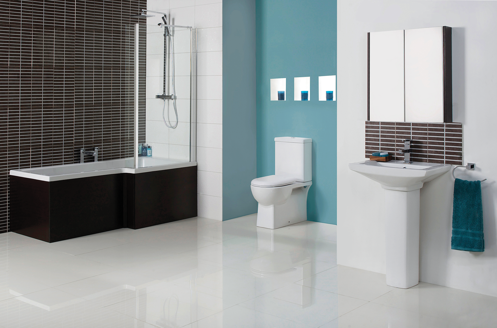 Elma bathroom suite by MFI