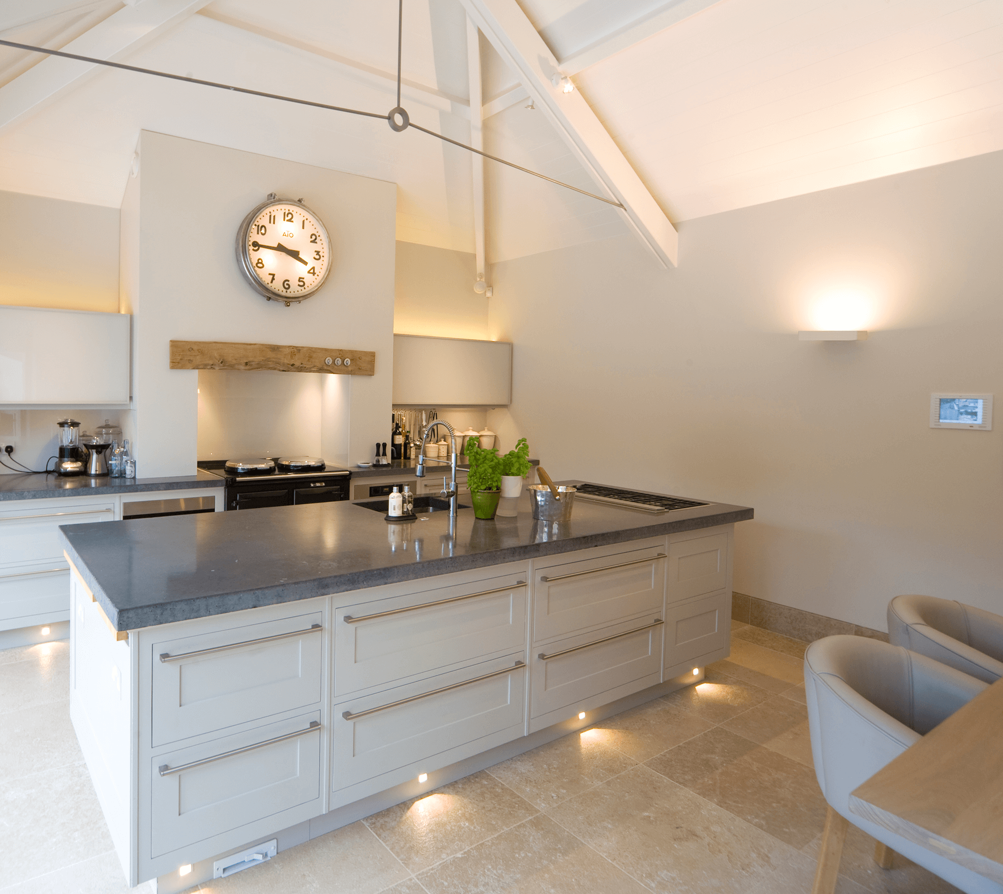 Kitchen lighting scheme by John Cullen