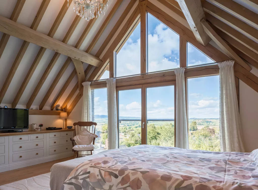  Welsh Oak Frame glazed gable