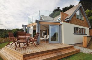 Timber frame self-build on the Cornish cliffs