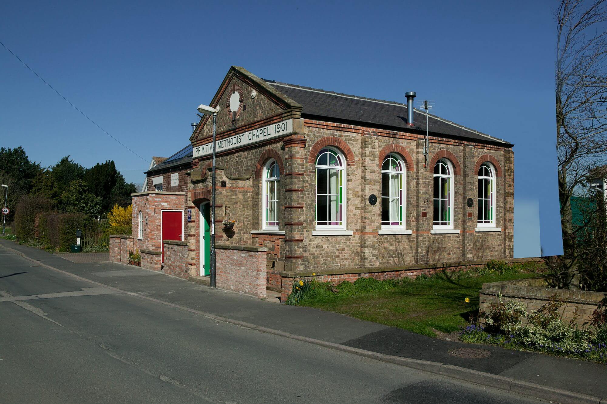 Chapel converted into two cottages