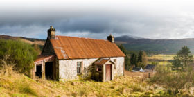 A house in need of renovation