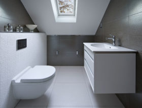 Bathroom in converted loft