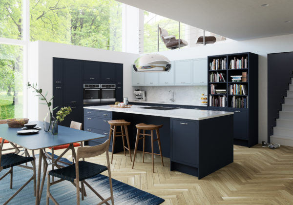 Mid century modern kitchen design by Magnet