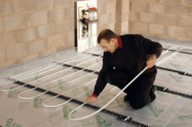 underfloor heating installation by robbens systems