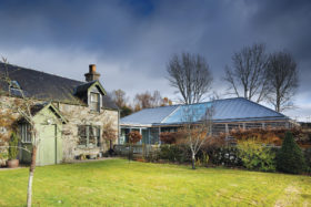Scottish farmhouse with contemporary extension