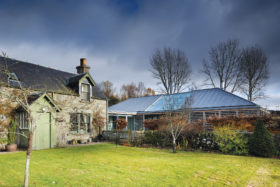 Scottish farmhouse with contemporary extension