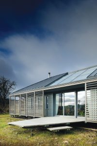 Timber frame traditional Scottish farmhouse