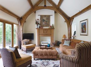 New build oak barn