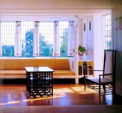 Interior of Hill House by Charles Rennie Mackintosh