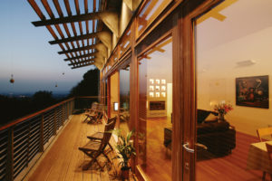 Balcony with brise soleil