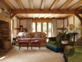 Oak frame Tudor-style self-build