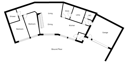 4 bed Passivhaus house plan