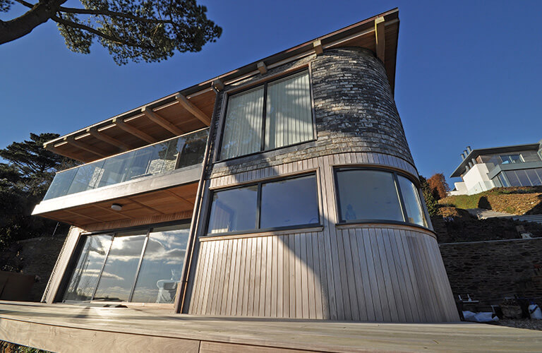 Contemporary coastal self build