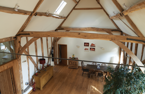 Timber frame barn conversion