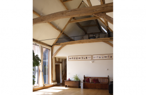 Timber frame barn conversion