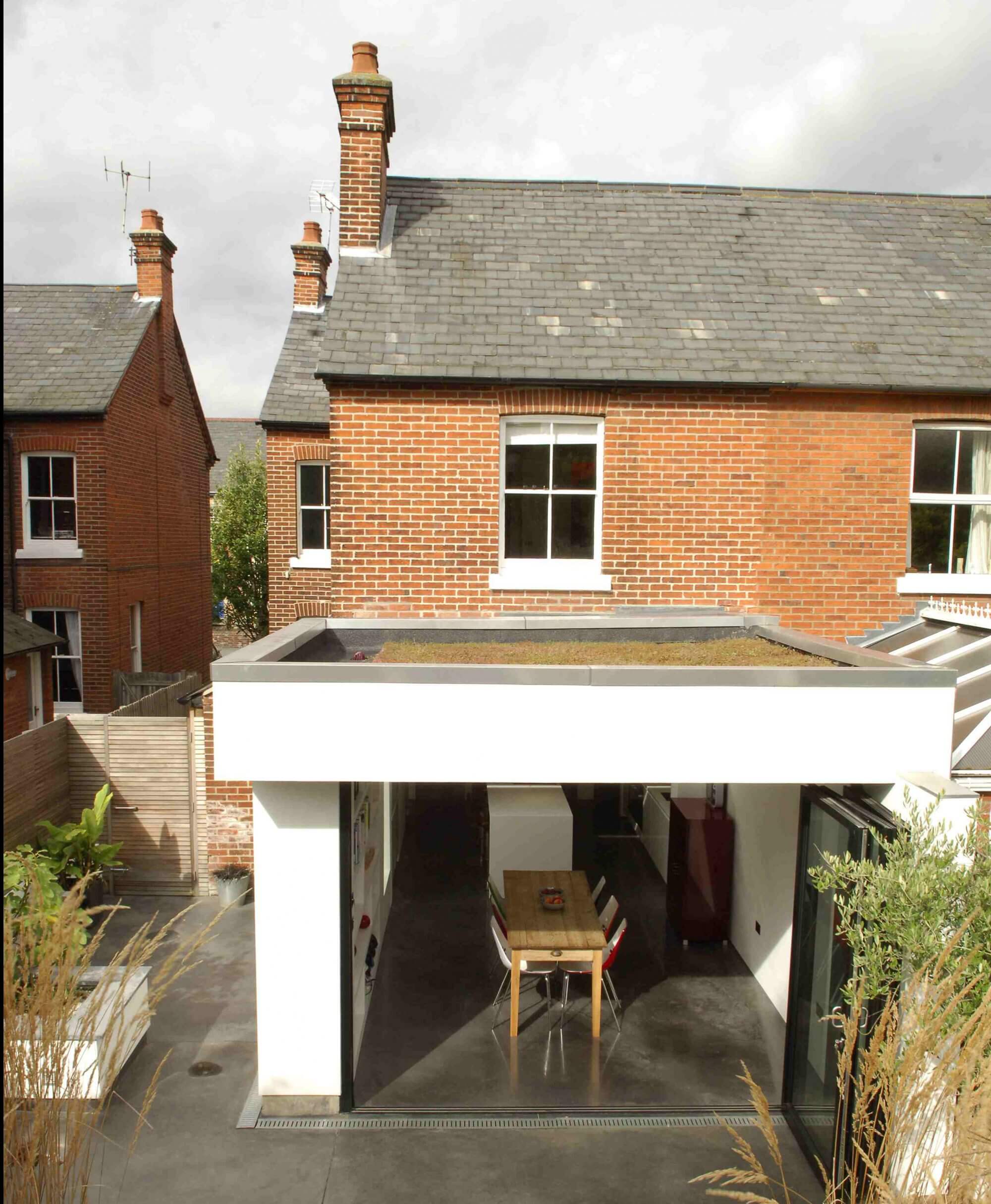 Victorian renovation with steel frame extension