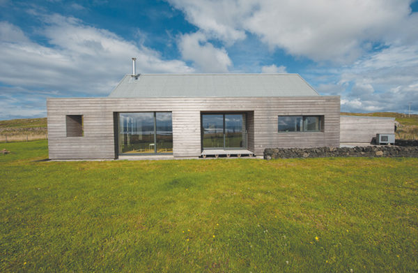 Scandinavian inspired modern longhouse in Scotland