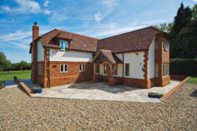 Traditional timber frame self-build