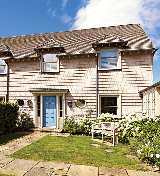 Factory-finished Nantucket premium eastern white cedar shingles from Silva Timber