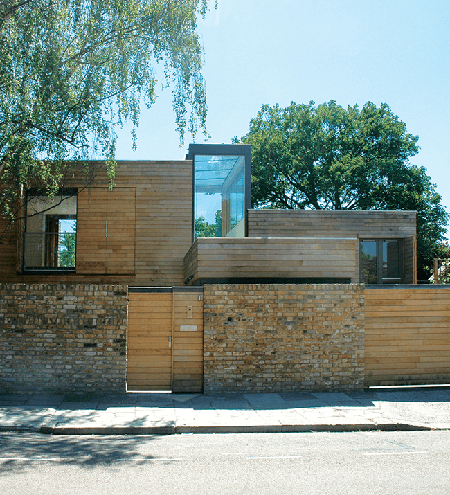 Sweet chestnut cladding by Vastern Timber