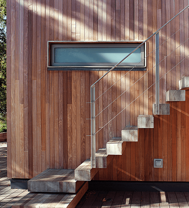 Ipe external cladding from Woodtrend