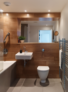 Contemporary Scottish self-build bathroom