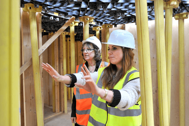 Kathryn Mansi from Model Projects on site