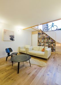 Contemporary steel frame conversion