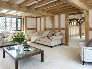 Oak frame Tudor-style home