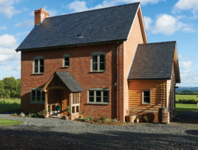 Traditional timber frame self-build