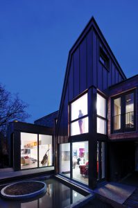 Steel frame contemporary home