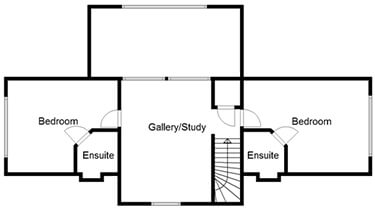 Riverside home first floor self build house plans