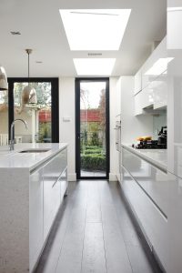 Contemporary extension to an Edwardian home