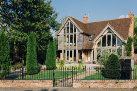 The Woodhouse oak frame show home by Oakwrights
