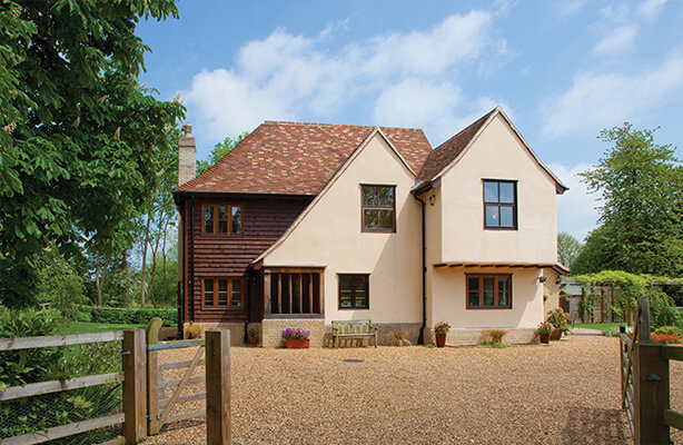 The Searles' vernacular self build home