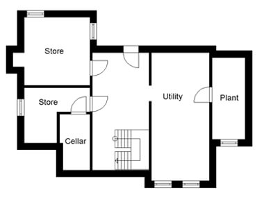Vernacular home basement storey house plans