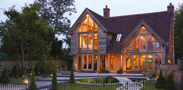 The Woodhouse at night