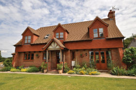 Timber frame heritage-style home