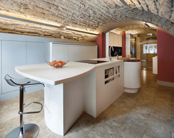 Corian island unit by Kitchens International