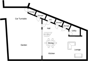 House plans for four bedroom workshop conversion