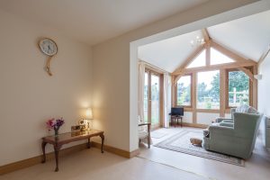 Affordable oak frame home