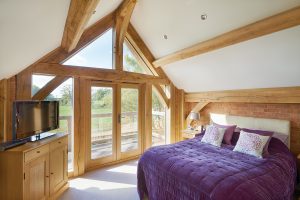 Heritage brick and oak frame self-build