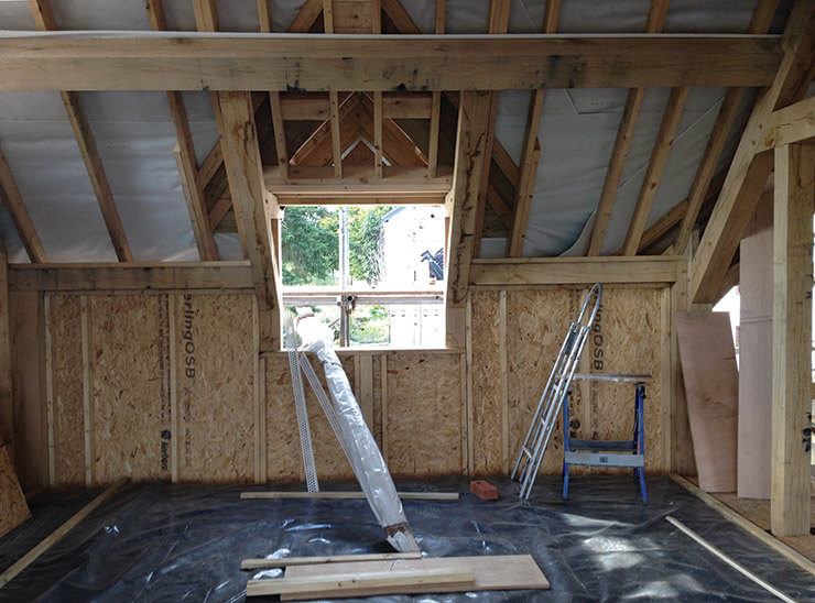 oak frame dormer window