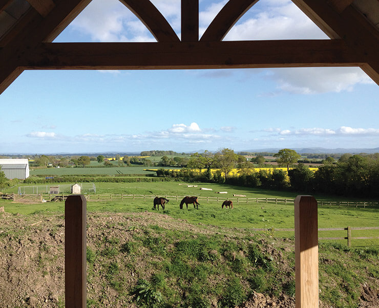 view from bedroom upstairs 