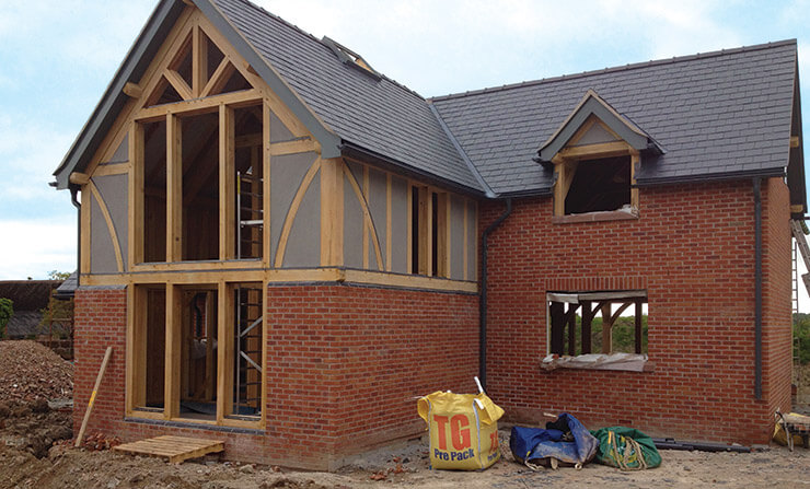 oak frame gable end