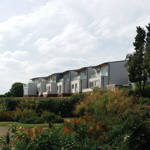 row of eco houses