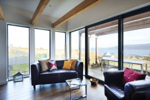 Timber frame larch clad self-build